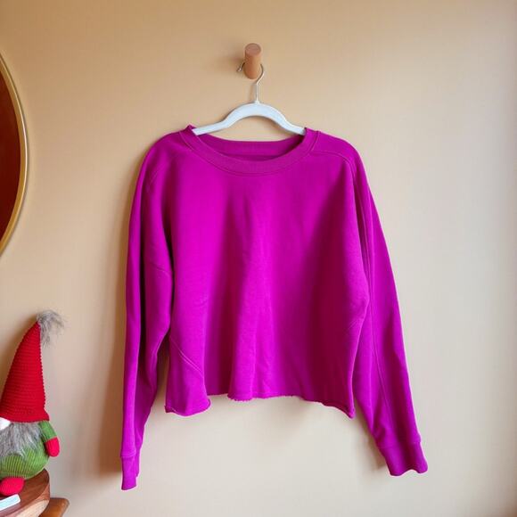 Tek Gear Ultrasoft Fleece Sweatshirt in Dark Pink 🩷 - Picture 2 of 6